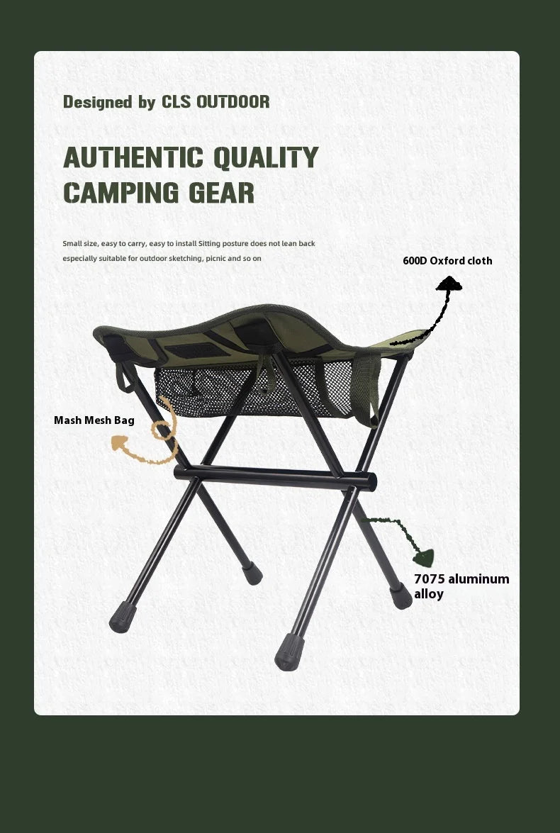 Outdoor Ultralight Folding Camping Chair