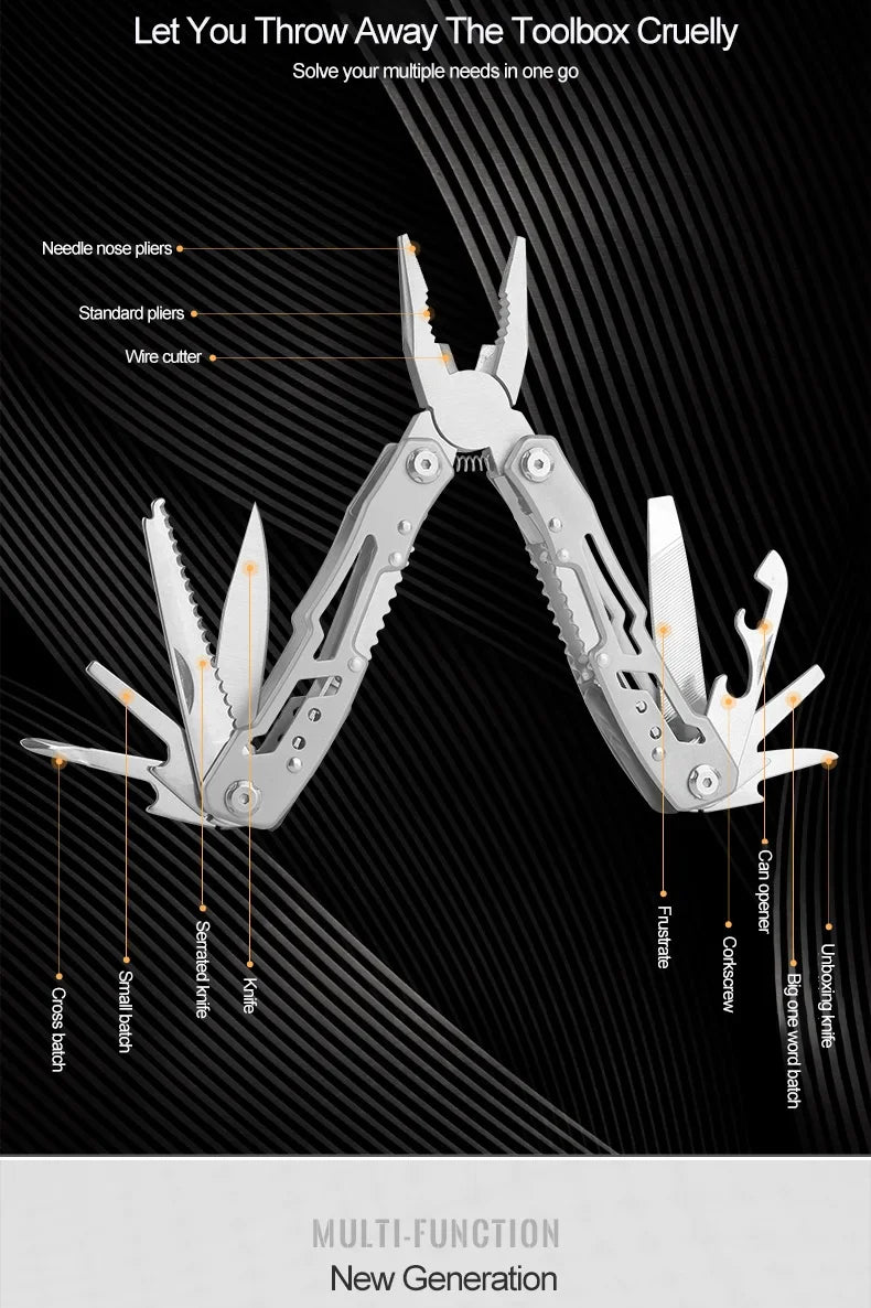Multi-tool purpose Camping Survival Tools