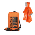 3-in-1 rain Poncho with a Safety Whistle and a Storage Pouch