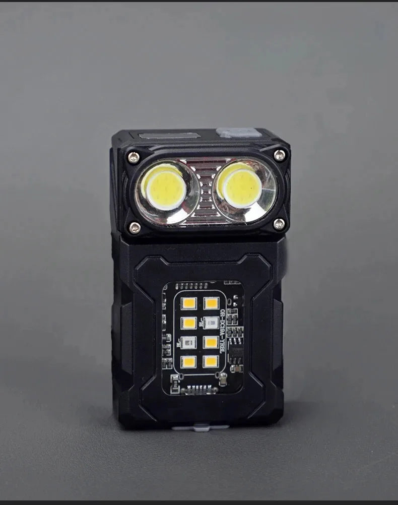 Multifunctional 2-in-1 Tactical EDC Flashlight
