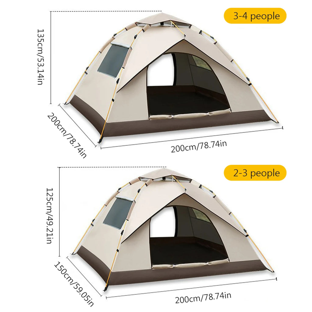 Outdoor Folding Camping Tent - Portable Waterproof