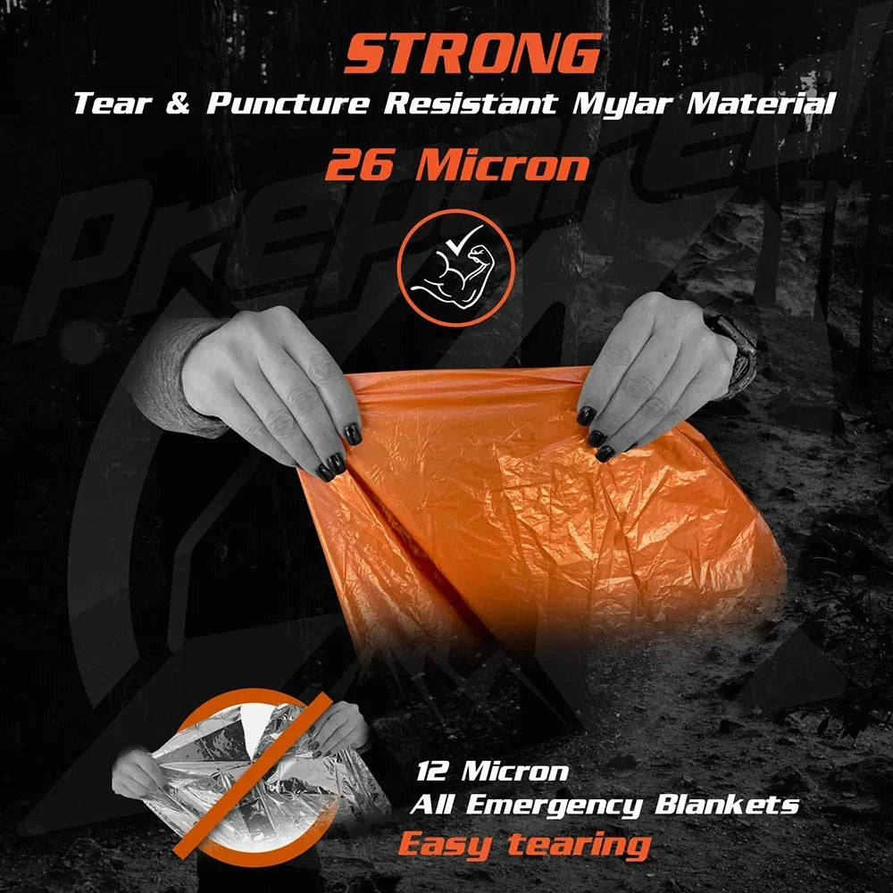 3-in-1 rain Poncho with a Safety Whistle and a Storage Pouch