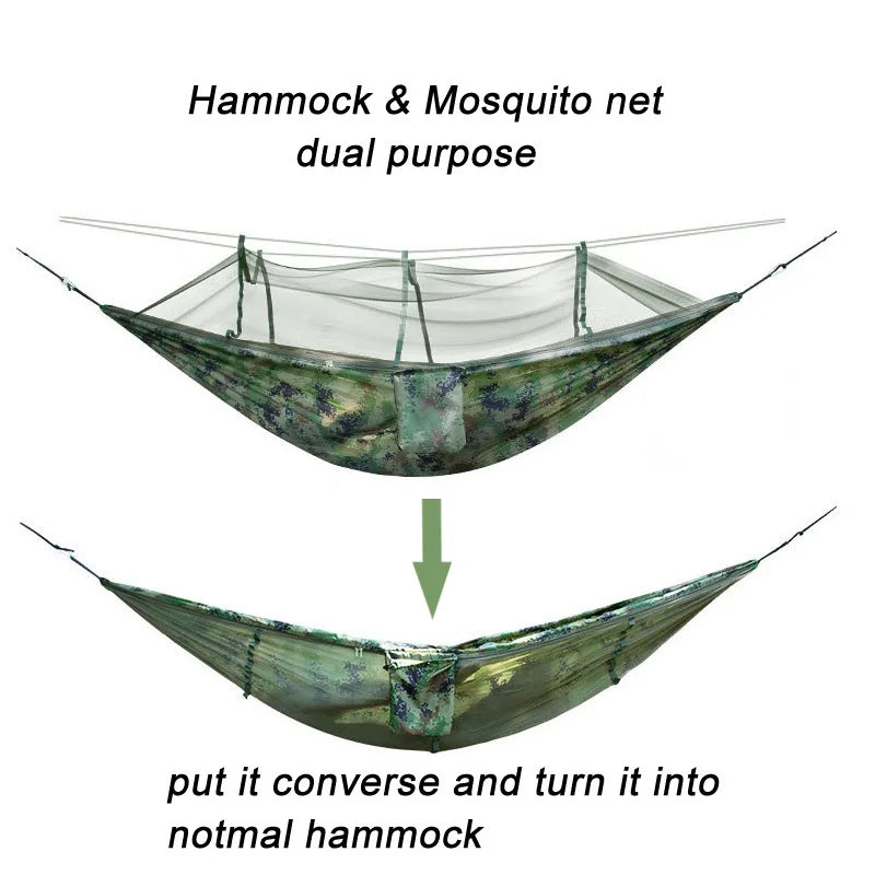 Portable Camping Hammock with Mosquito net