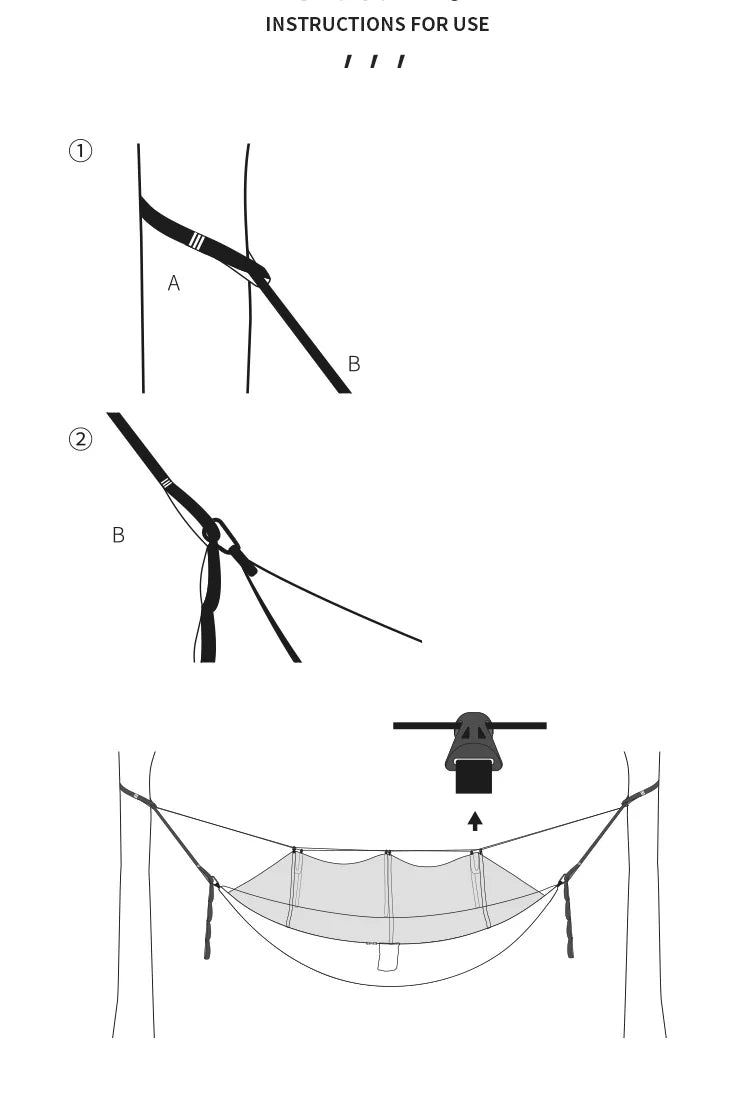 Portable Camping Hammock with Mosquito net