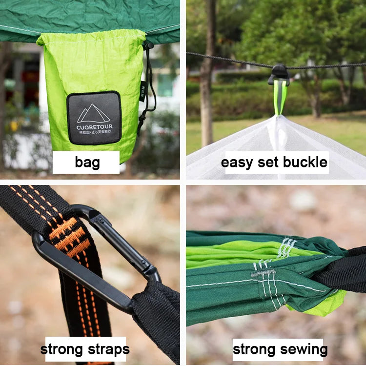 Portable Camping Hammock with Mosquito net