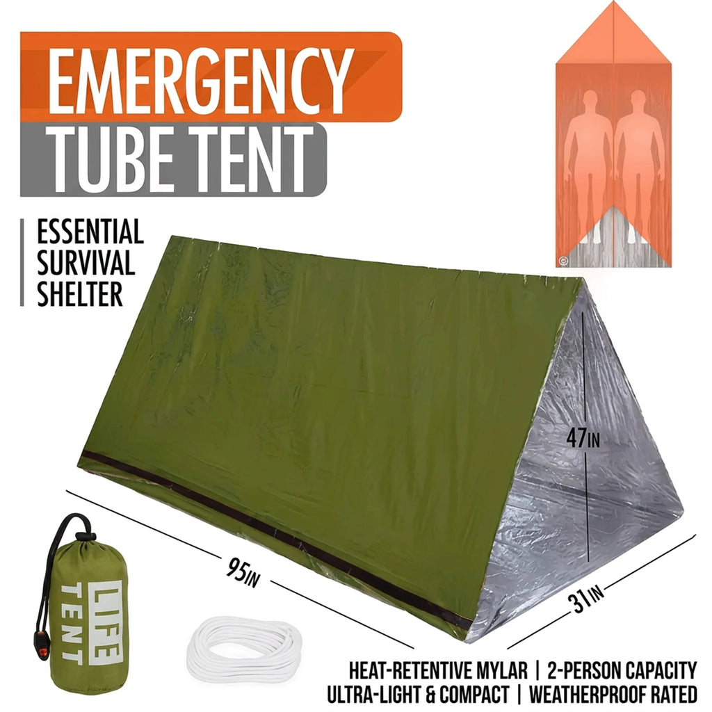 Two-Person Waterproof Thermal Survival Tent